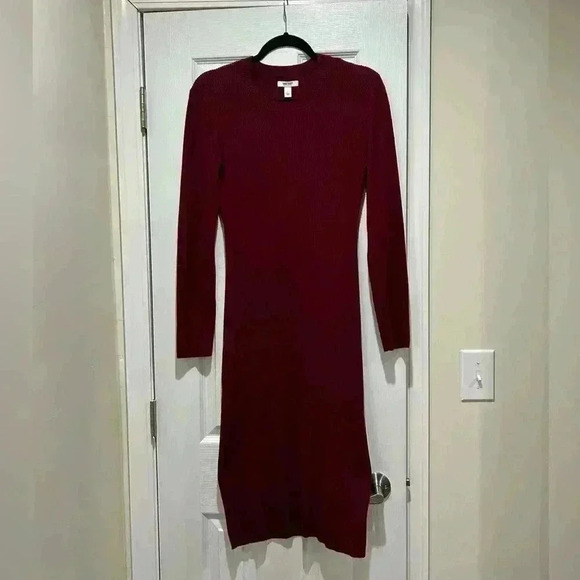 Women’s Nine West Crewneck Sweater Dress EUC Size Large - Picture 1 of 5